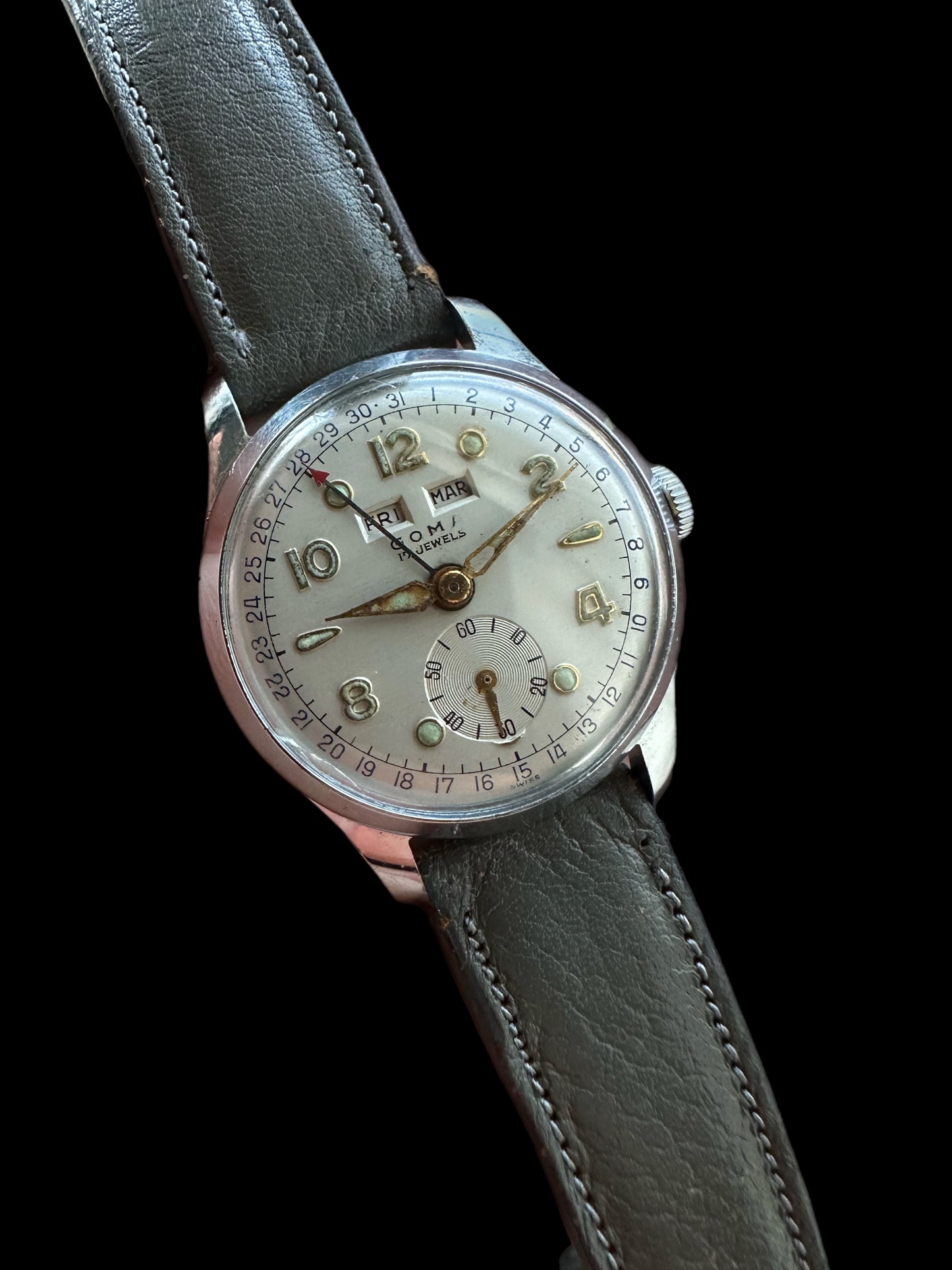 Goma Triple Calendar manual wind