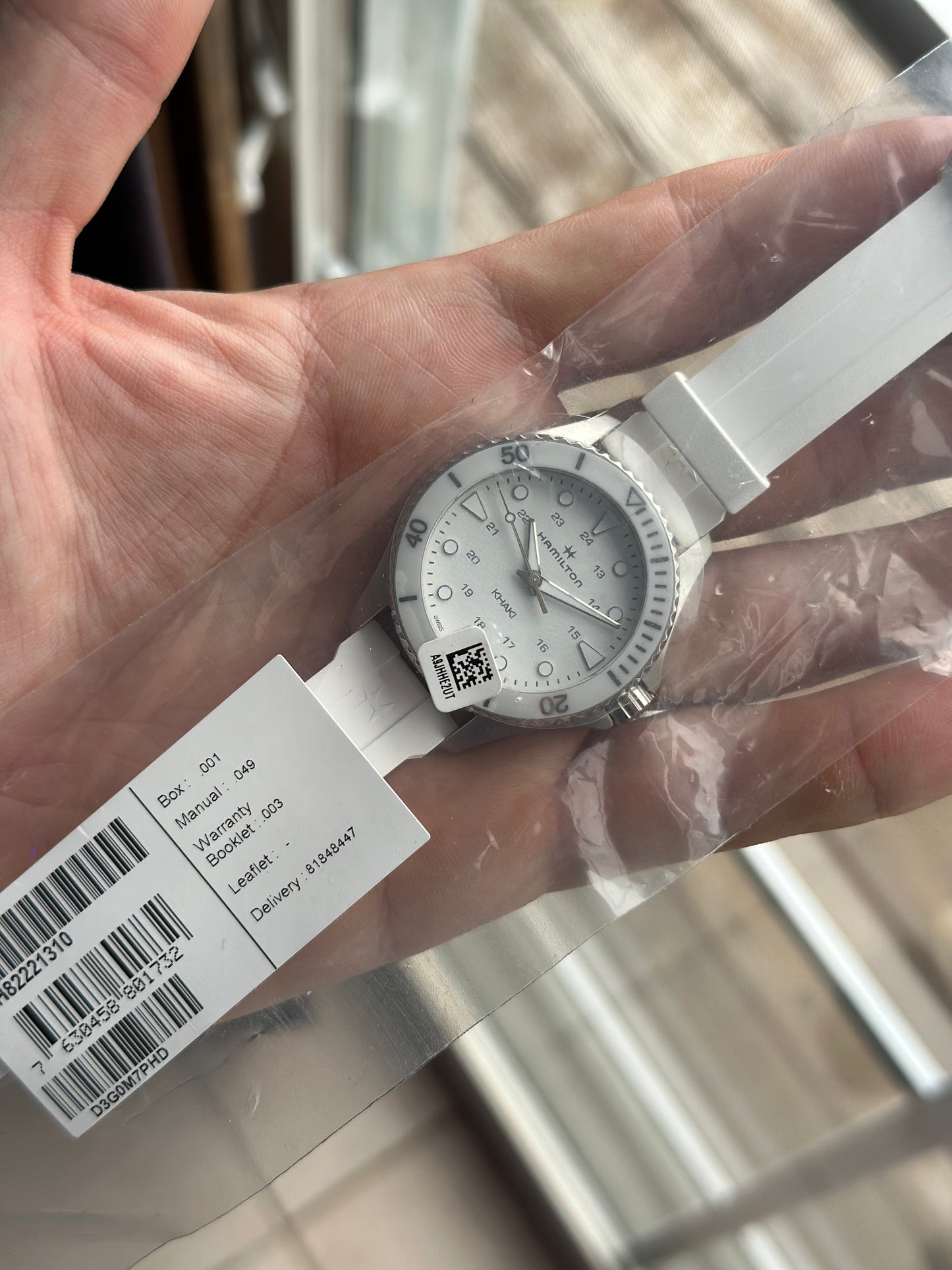 Hamilton 37mm Khaki NEW White dial