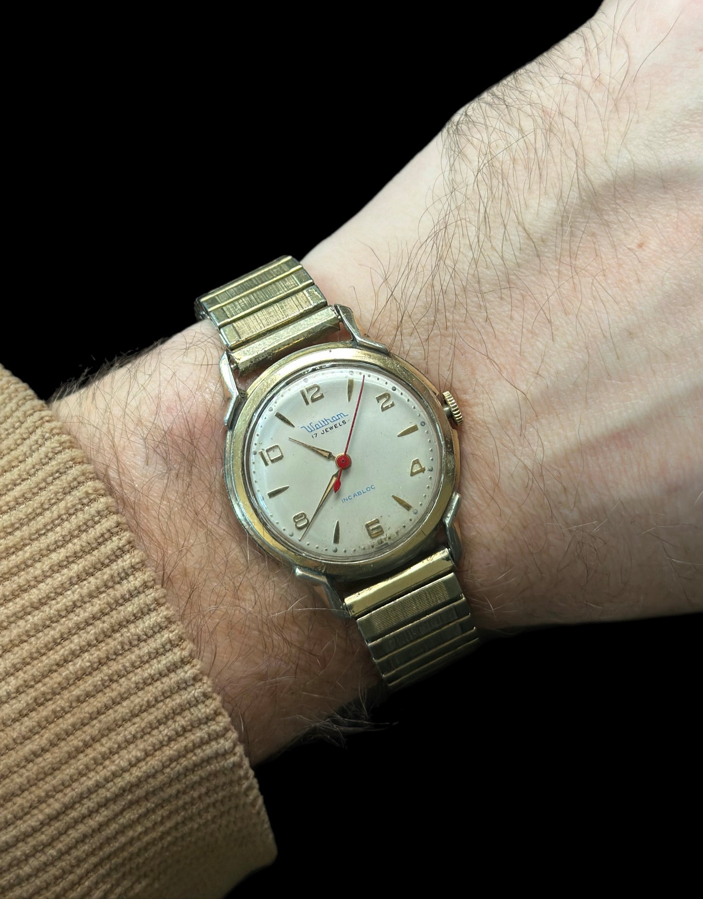 Waltham 17 jewel manual wind vintage watch