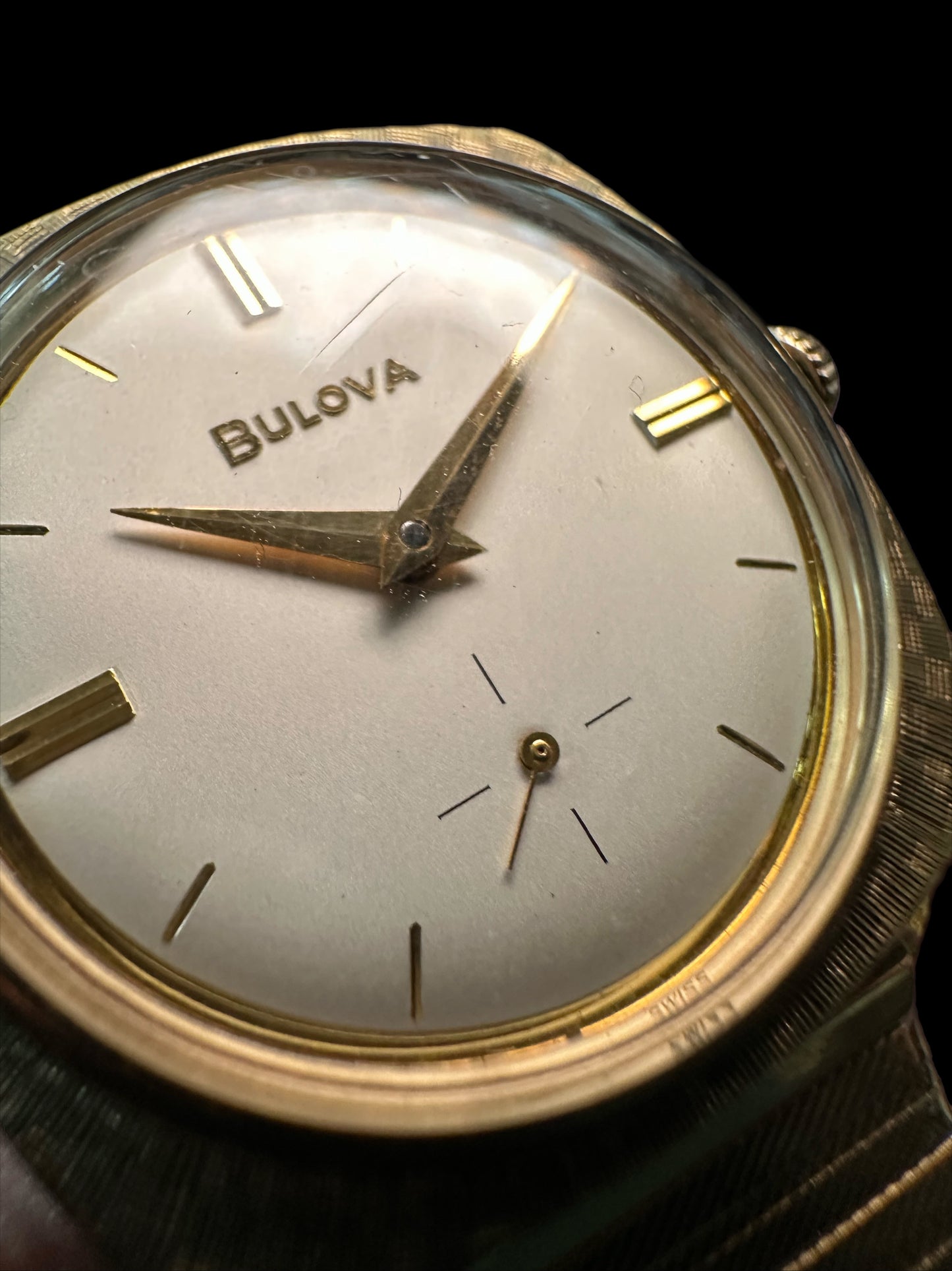 Bulova Fancy Square vintage manual watch