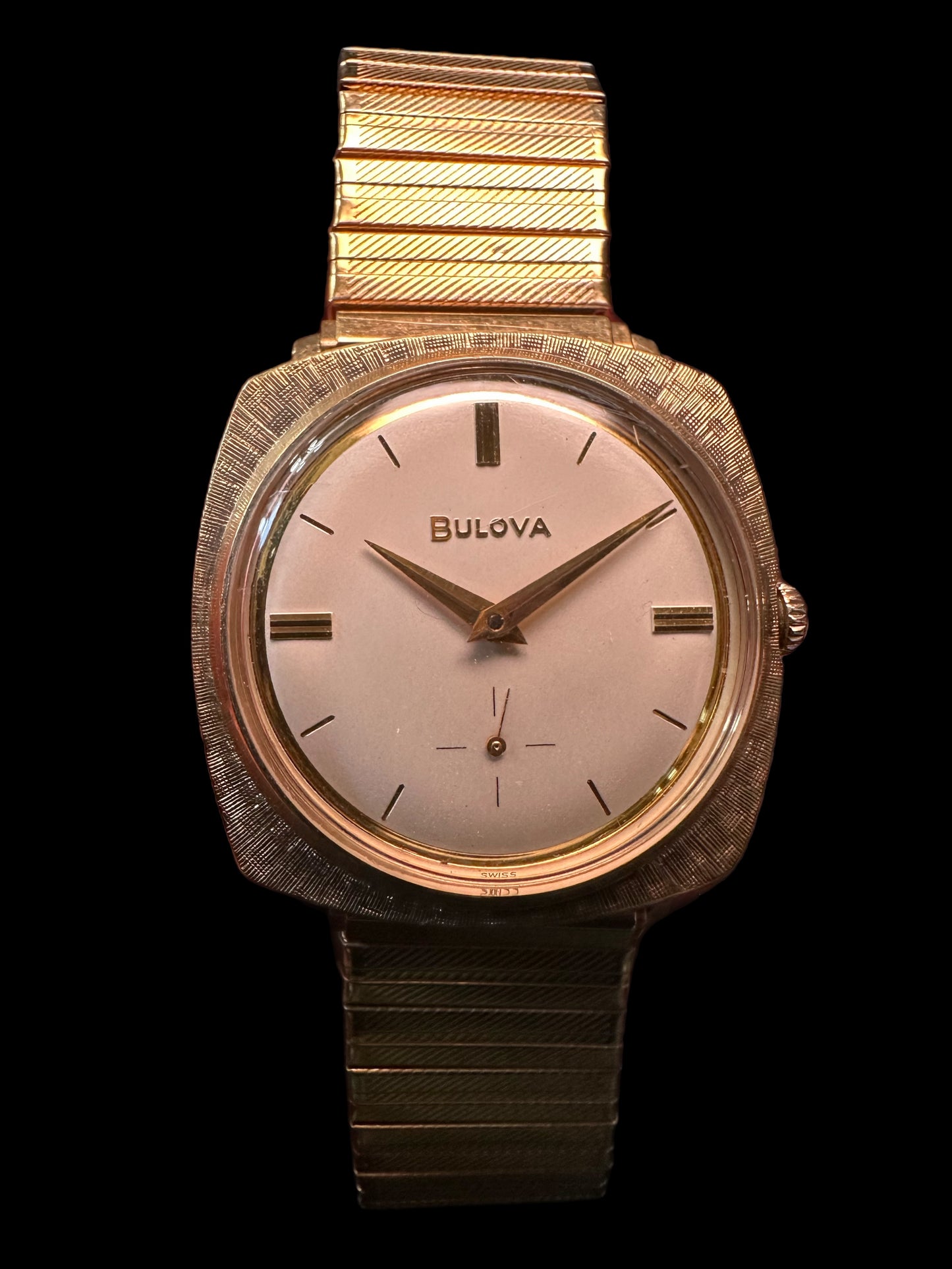 Bulova Fancy Square vintage manual watch