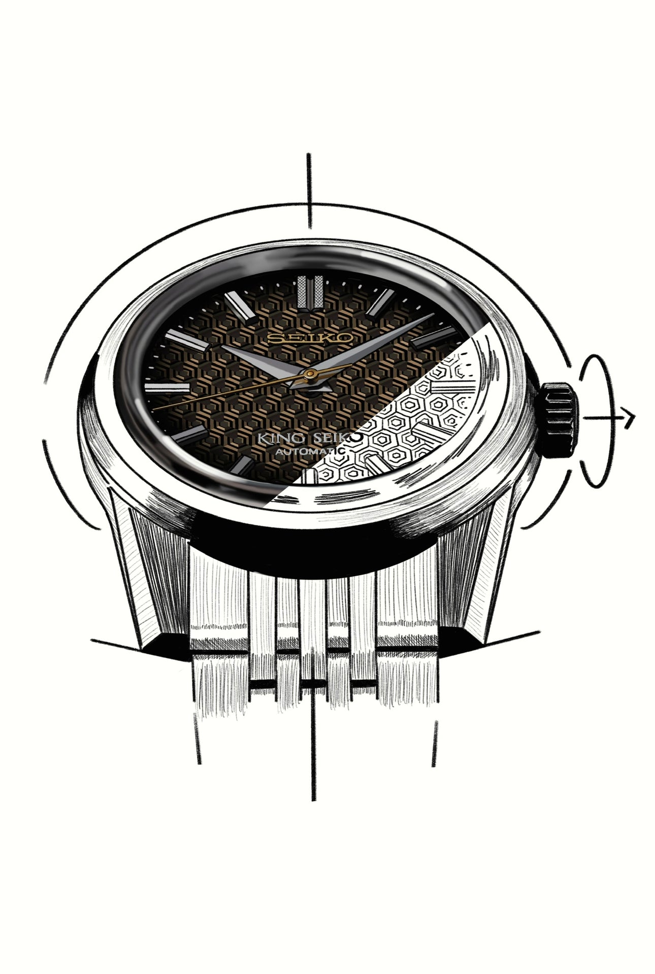 King Seiko Turtle Shell Dial